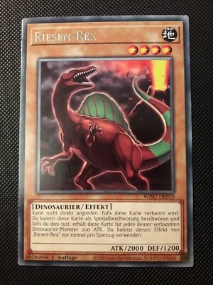 Yu-Gi-Oh! Riesen-Rex, WISU-DE010, Rare, 1. Auflage, Deutsch, Near Mint - Bild 1 von 4