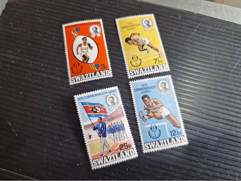 SWAZILAND 1970 SG 180-183 9TH COMMONWEALTH GAMES MNH Cover