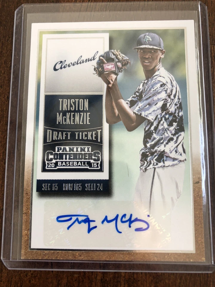 Triston McKenzie 2015 Panini Contenders Auto - Image 1 of 1