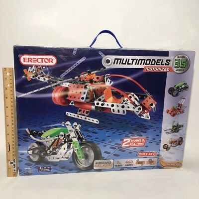 Meccano Erector Multimodels Motorized Building Set 35 Models Kit Spin Master NEW - Image 1 of 4