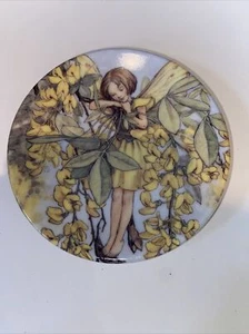 Royal Worcester Flower FAIRES ‘The Laburnum Fairy 1998 Cicely Mary Barker - Picture 1 of 2