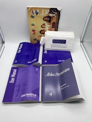 Aldus Photostyler + Freehand Manuals + 30+ Floppy Discs in Envelopes - Image 1 of 4