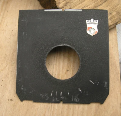 genuine Wista  & linhof fit  Lens board  for compur copal 0 34.8mm centre hole - Image 1 of 2