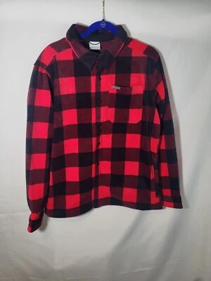 Columbia Steens Mountain Camisa Polar Abotonada Chaqueta Estampado Bufflo Cuadros Para Hombres M Foto 1 de 4