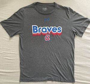 Atlanta Braves Shirt Under Armor Mens Medium