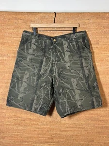 Carhartt WIP Single Knee Short 36x10 in Green Tree Forest Camouflage Aged Canvas - Picture 1 of 15