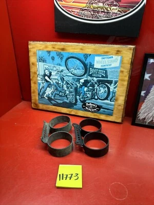 Soporte de montaje de medidor doble Harley Sportster Dyna Fx Speedo velocímetro  Foto 1 de 4