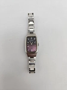 Citizen Armbanduhr Damen Lila Violett rechteckig Metall Armband - Bild 1 von 5