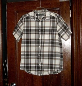 OLD NAVY SHORT SLEEVE BUTTON UP COLLAR DRESS SHIRT MENS SIZE M - Picture 1 of 2