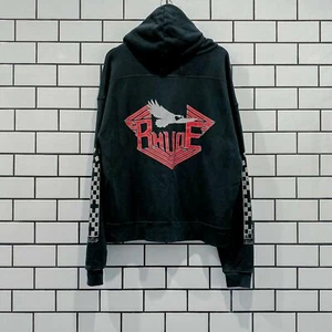 SUDADERA CON CAPUCHA RHUDE MALIBU NEGRA - Imagen 1 de 2