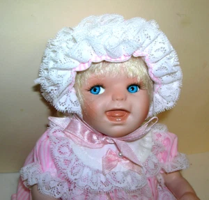 Porcelain Doll Baby Becki 3/5000 w/ COA 8" Tall Limited Edition - Picture 1 of 11
