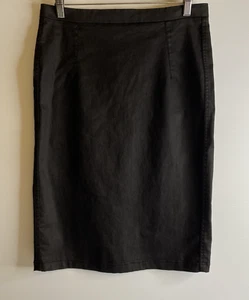 Country Road Skirt Women 12 Black Straight Pencil Stretch Career Work Event - Picture 1 of 19