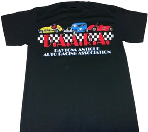 Rare Vintage 1980s Daytona Antique Auto Racing T-Shirt New! MEDIUM Single Stitch - Picture 1 of 2