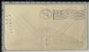 1906 PHILADELPHIA TO LEBANON BANK PENNSYLVANIA FLAG CANCEL ANTIQUE OLD COVER - Picture 1 of 2