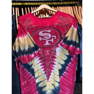 SF Tie Die NFL Team T shirt - Picture 1 of 3