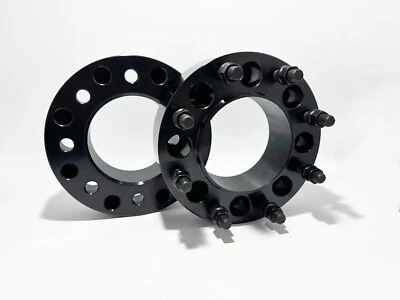 Adaptadores de 2 ruedas 8x6,5 a 8x180 centrados en buje 2" de grosor para Chevy GMC 2500 HD 3500 Foto 1 de 4