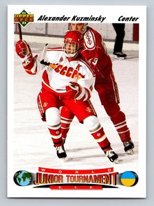 1991 Upper Deck #656 Alexander Kuzminski  WJC, RC Rookie CIS