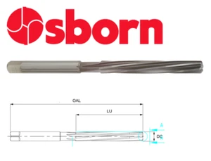 6mm HAND REAMER H7 HSS 4513010600 MADE BY EUROPA TOOL OSBORN  C5 - Picture 1 of 7