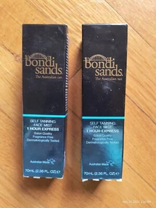 2X The Australian Tan Bondi Sands Self Tanning Face Mist 1 Hr Express 2.36 fl oz - Picture 1 of 8