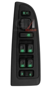 Green LED Lighting Upgrade Kit for your GM Window Switches 2003-06 Truck & SUVs - Picture 1 of 10