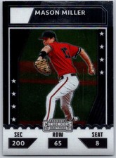 2021 Panini Elite Extra Edition College Tickets Optic #38 Mason Miller  