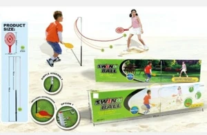 SWINGBALL TENNIS TETHER GAME OUTDOOR SUMMER GARDEN SWING BALL CLASSIC FAMILY FUN - Picture 1 of 1