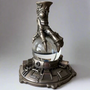 Mystical Steampunk Dragon Garra Bola de Cristal - Acento Fantasy Home - Imagen 1 de 5