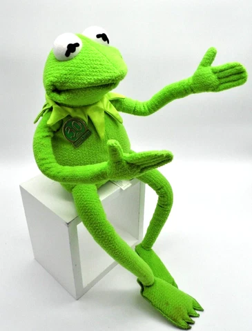 Vintage KERMIT THE FROG 30th Anniversary Press tummy to make him sing & talk! Cover