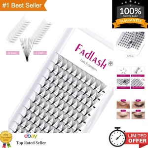 12D Premade Fans 0.07 Mixed Tray Eyelashes Extension - Soft & Light - 120 Lashes - Bild 1 von 9
