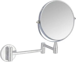 Basics Wall-Mounted Vanity Mirror 1X/5X Magnification Chrome - Picture 1 of 3