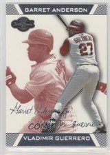 2007 Topps Co-Signers Red /299 Vladimir Guerrero Garret Anderson #35.3 HOF