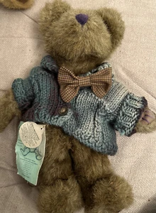 Peluche con etiquetas Boyds Bears Collection J.B. Bean & Associates Mr. Trumbull 10" - Imagen 1 de 3