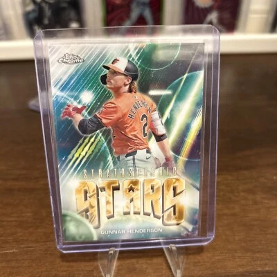 Gunnar Henderson ⭐️ STRATOSPHERIC STARS SSP Chrome ⭐️ Topps 2024 Chrome Update - Image 1 of 2