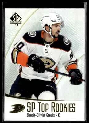 2021-22 Sp authentic Top rookies Benoit-Olivier Groulx Rookie #TR-5 H4R3E - Image 1 of 2