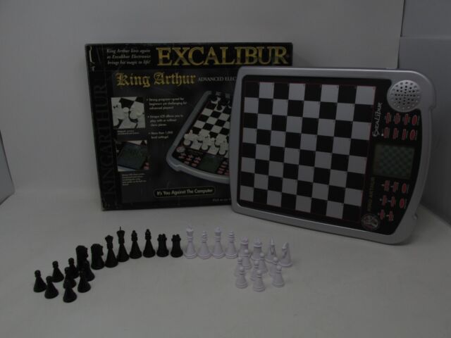 EXCALIBUR CHESS WIZARD ELECTRONIC MAGNETIC CHESS SET ~ TESTED ~  755482911534