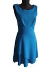 Karen Millen A Line Dress Blue Colour Size 10 UK