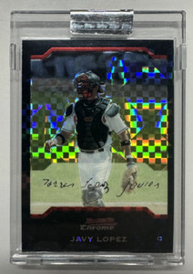 2003 Bowman Chrome Javy Lopez xfractor /172 uncirculated