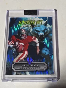 2025 Wild Card Haunted Hits Multi Sport Joe Montana 1/1 🔥 Monster Hit WEREWOLF  - Picture 1 of 5
