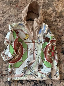TORY BURCH ANORAK JACKET HALF-ZIP NYLON   SZ US M - Picture 1 of 4