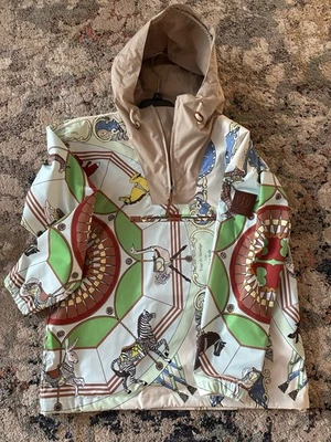 TORY BURCH ANORAK JACKET HALF-ZIP NYLON   SZ US M - Image 1 of 4