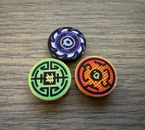 LEGO Ninjago Round 2x2 Tile from 70664, 70659, 70647, NEW - Picture 1 of 1