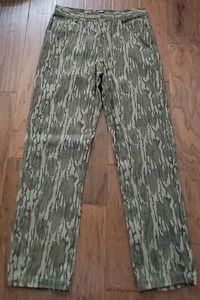 Gamekeeper Harvester Men's L Mossy Oak Camo Canvas Hunting Pants Sz 33x32 - Picture 1 of 5