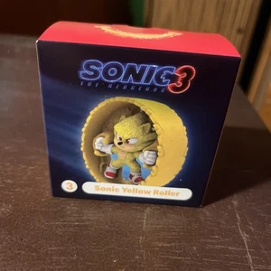 McDonalds #3 Sonic the Hedgehog 3 SONIC YELLOW ROLLER Happy Meal Spielzeug 2024 - Bild 1 von 4