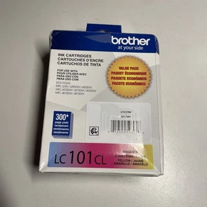 Original Brother LC 101 CL Tintenpatrone Magenta Cyan Gelb Ablaufdatum 01/2026+ - Bild 1 von 3