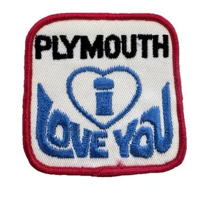 Parche de coche vintage Plymouth I Love You - Imagen 1 de 3