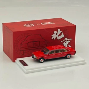 1:64 JIYI & GOC 1976 Mercedes Benz 230E V123 Beijing HEC Red Special Edition - Picture 1 of 9