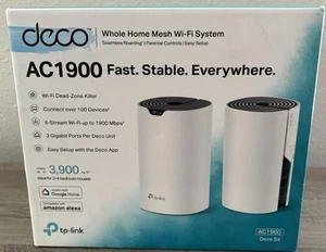 TP-Link Deco AC1900 Whole Home Mesh Wi-Fi System (Deco S4) - 2 Pack - Picture 1 of 8