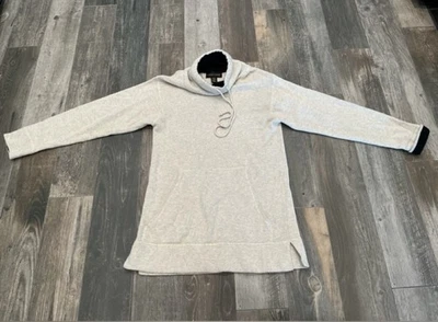 Classiques Entier женщин кашемир ангора туника капот свитер кенгуру карман S - Изображение 1 из 4