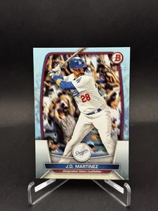 2023 Bowman #21 Sky Blue Parallel /499 JD Martinez Los Angeles Dodgers - Bild 1 von 3
