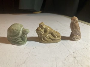 (3)1999 Wade Of England NORTH AMERICAN ENDANGERED SERIES Porcelain VTG Figurines - Picture 1 of 11